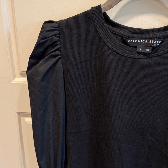 Veronica Beard Puff long Sleeve Top - Black - Picture 4 of 8